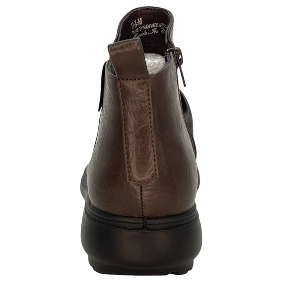 Easy Street Ariadne Brown Faux Leather Womens Booties Size 9.5M - Picture 4 of 10